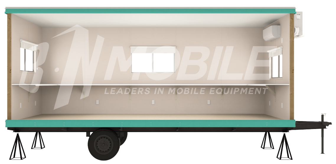 bn mobile, caseta, oficina, 8x24